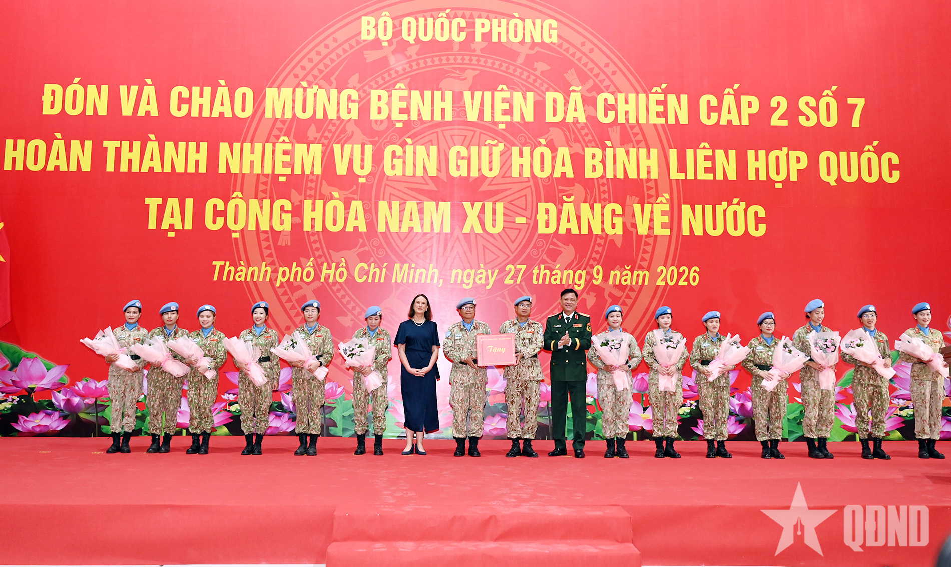 Bệnh viện Dã chiến cấp 2 số 7 hoàn thành nhiệm vụ Gìn giữ hòa bình Liên hợp quốc trở về nước